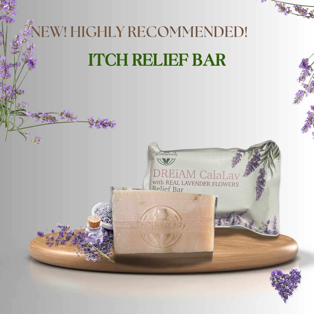 DREiAM CalaLav with REAL LAVENDER FLOWERS Relief Bar